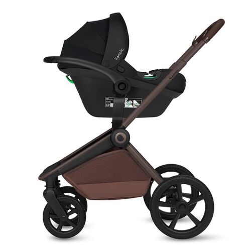Carucior 3 în 1 Lionelo Freya cu Landou + Scoică ADAC - Maro, Culoare: Maro, Model: 3 in 1 - poza 14 - ExclusivMAG.ro