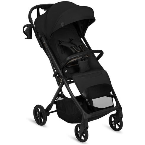 Carucior sport, Lionelo, Tansi, Pliere automata, Ultracompact, 6-48 luni, Sustine 22 kg, Negru, Culoare: Negru, Model: sport  - ExclusivMAG.ro