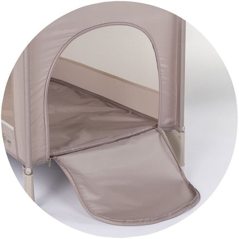 Patut pliabil Chipolino Ariel latte, Culoare: Crem, Dimensiuni: 120x60 - poza 3 - ExclusivMAG.ro