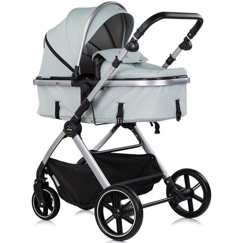 Carucior Chipolino Pearl 3 in 1 matcha, Culoare: Turcoaz, Model: 3 in 1 - poza 2 - ExclusivMAG.ro