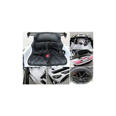 Masinuta electrica cu telecomanda MERCEDES GT3 EVO, varsta 1-5 ani, putere 90W - Alb, Culoare: Alb, Capacitate acumulator: 12V,poza 7
