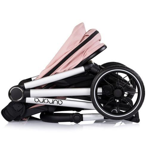 Carucior Chipolino Aurora 3 in 1 powder pink, Culoare: Roz, Model: 3 in 1 - poza 11 - ExclusivMAG.ro
