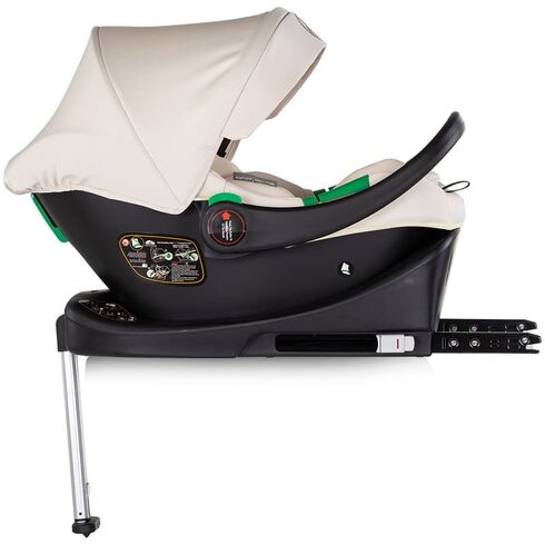 Carucior Chipolino Euphoria 3 in 1 cashmere, Culoare: Bej, Model: 3 in 1,poza 15