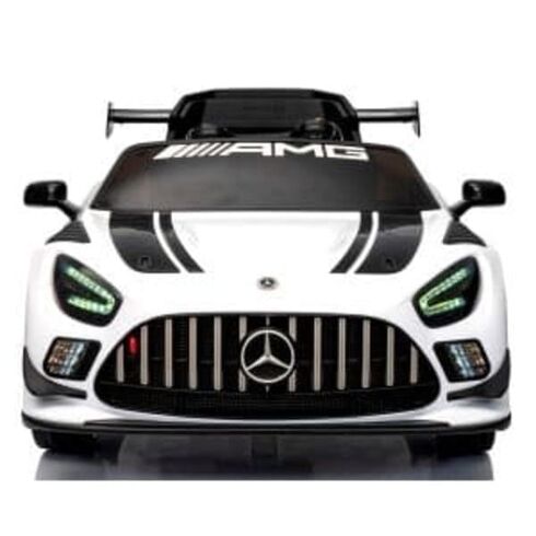 Masinuta electrica cu telecomanda MERCEDES GT3 EVO, varsta 1-5 ani, putere 90W - Alb, Culoare: Alb, Capacitate acumulator: 12V - poza 2 - ExclusivMAG.ro