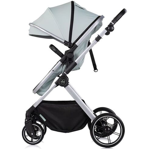 Carucior Chipolino Pearl 3 in 1 matcha, Culoare: Turcoaz, Model: 3 in 1 - poza 5 - ExclusivMAG.ro