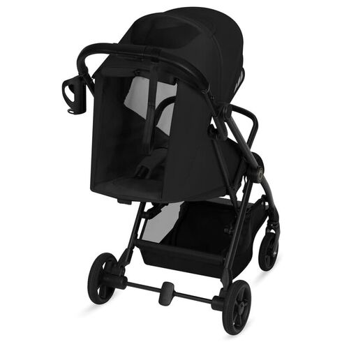 Carucior sport, Lionelo, Tansi, Pliere automata, Ultracompact, 6-48 luni, Sustine 22 kg, Negru, Culoare: Negru, Model: sport - poza 6 - ExclusivMAG.ro