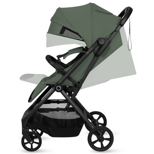 Carucior sport, Lionelo, Tansi, Pliere automata, Ultracompact, 6-48 luni, Sustine 22 kg, Verde, Culoare: Verde inchis, Model: sport - poza 5 - ExclusivMAG.ro
