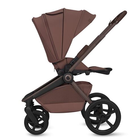 Carucior 2 in 1 Lionelo Freya, Landou si salteluta ventilate, pana la 22 kg, 0luni+, Maro, Culoare: Maro, Model: 2 in 1 - poza 9 - ExclusivMAG.ro