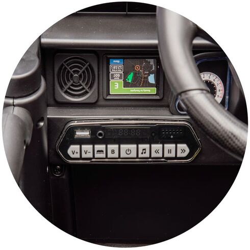 Masinuta electrica Chipolino Toyota FJ Cruiser cu roti EVA granite, Culoare: Multicolor, Capacitate acumulator: 12V - poza 8 - ExclusivMAG.ro