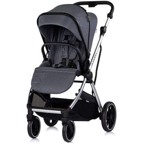 Carucior Chipolino Aurora 3 in 1 charcoal, Culoare: Gri, Model: 3 in 1 - poza 4 - ExclusivMAG.ro