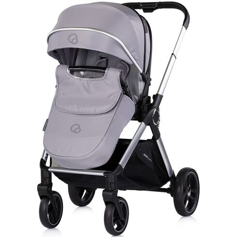Carucior Chipolino Euphoria 3 in 1 platinum, Culoare: Gri, Model: 3 in 1,poza 6