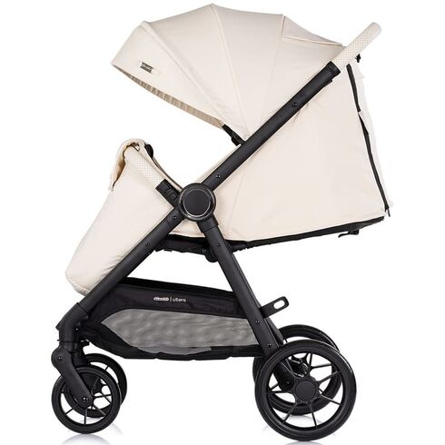 Carucior sport Chipolino Ultera cu husa picioare cashmere, Culoare: Bej, Model: sport - poza 5 - ExclusivMAG.ro
