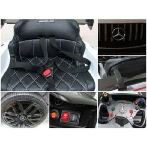 Masinuta electrica cu telecomanda MERCEDES GT3 EVO, varsta 1-5 ani, putere 90W - Negru, Culoare: Negru, Capacitate acumulator: 12V - poza 7 - ExclusivMAG.ro