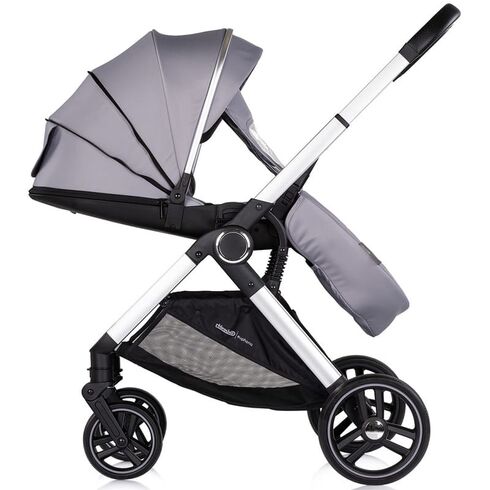 Carucior Chipolino Euphoria 3 in 1 platinum, Culoare: Gri, Model: 3 in 1,poza 11