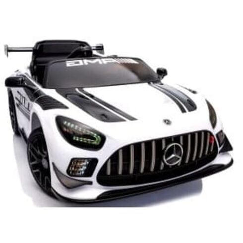 Masinuta electrica cu telecomanda MERCEDES GT3 EVO, varsta 1-5 ani, putere 90W - Alb, Culoare: Alb, Capacitate acumulator: 12V - poza 4 - ExclusivMAG.ro