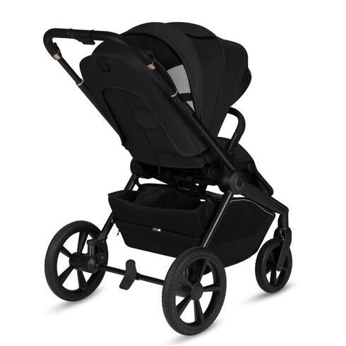 Carucior 3 in 1 Lionelo Freya, Cu landou si scoica ADAC, pana la 22 kg, 0 luni+, Negru, Culoare: Negru, Model: 3 in 1 - poza 7 - ExclusivMAG.ro