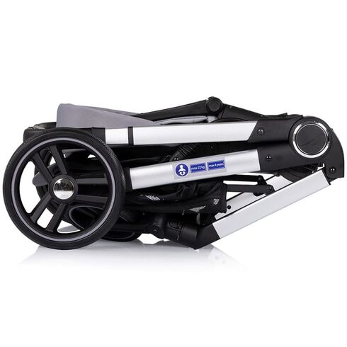 Carucior Chipolino Euphoria 3 in 1 platinum, Culoare: Gri, Model: 3 in 1,poza 14