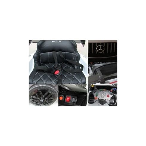 Masinuta electrica cu telecomanda MERCEDES GT3 EVO, varsta 1-5 ani, putere 90W - Negru, Culoare: Negru, Capacitate acumulator: 12V,poza 7