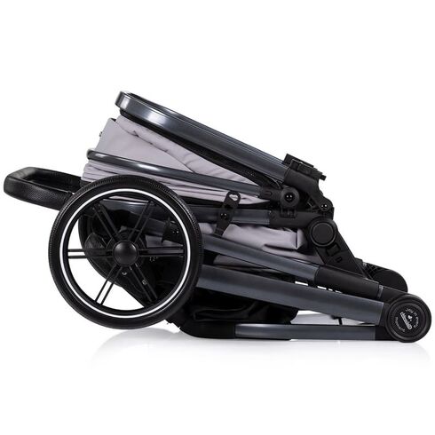 Carucior Chipolino Pearl 2 in 1 platinum, Culoare: Gri deschis, Model: 2 in 1,poza 9