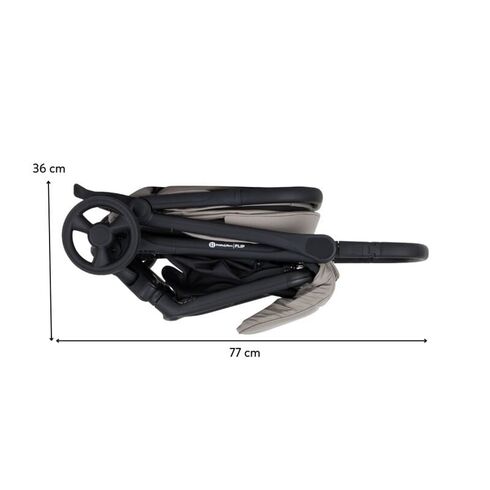 Carucior sport, Petite&Mars, Flip, Pana la 22 kg, 0 luni+, Gri, Culoare: Gri, Model: sport - poza 7 - ExclusivMAG.ro