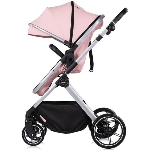 Carucior Chipolino Pearl 3 in 1 powder pink, Culoare: Roz, Model: 3 in 1 - poza 5 - ExclusivMAG.ro