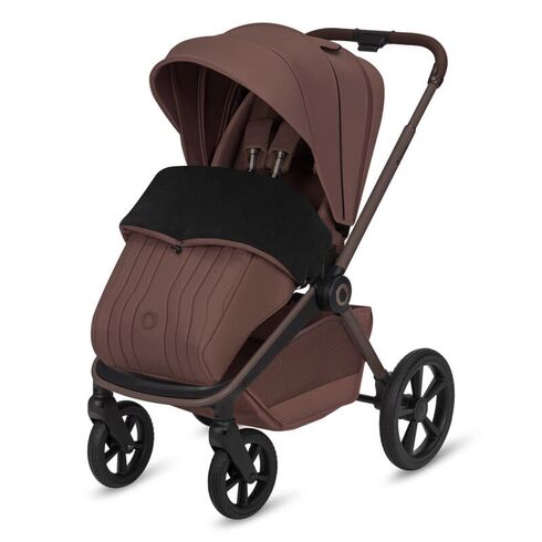 Carucior 3 în 1 Lionelo Freya cu Landou + Scoică ADAC - Maro, Culoare: Maro, Model: 3 in 1 - poza 4 - ExclusivMAG.ro