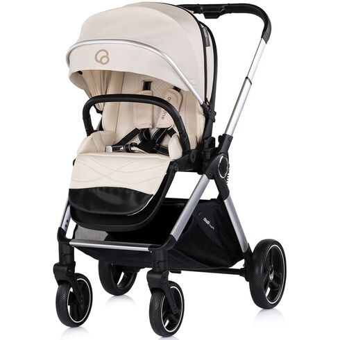Carucior Chipolino Euphoria 3 in 1 cashmere, Culoare: Bej, Model: 3 in 1,poza 4