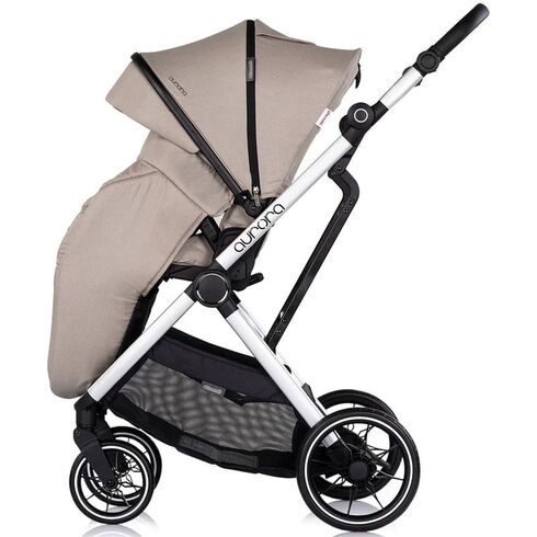 Carucior Chipolino Aurora 3 in 1 latte, Culoare: Crem, Model: 3 in 1 - poza 8 - ExclusivMAG.ro