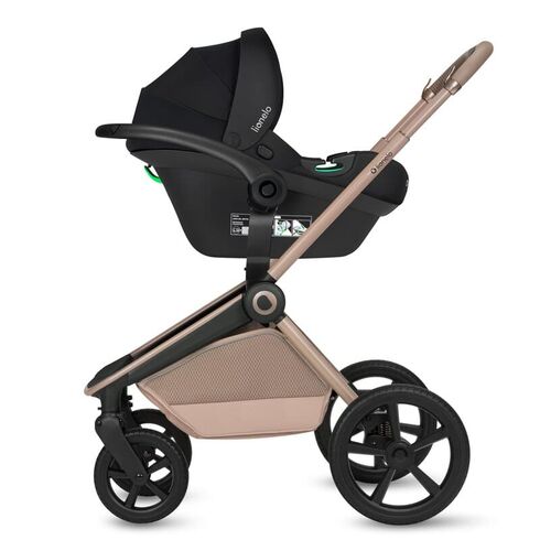 Carucior 3 in 1 Lionelo Freya, Cu landou si scoica ADAC, pana la 22 kg, 0 luni+, Bej, Culoare: Bej, Model: 3 in 1 - poza 4 - ExclusivMAG.ro