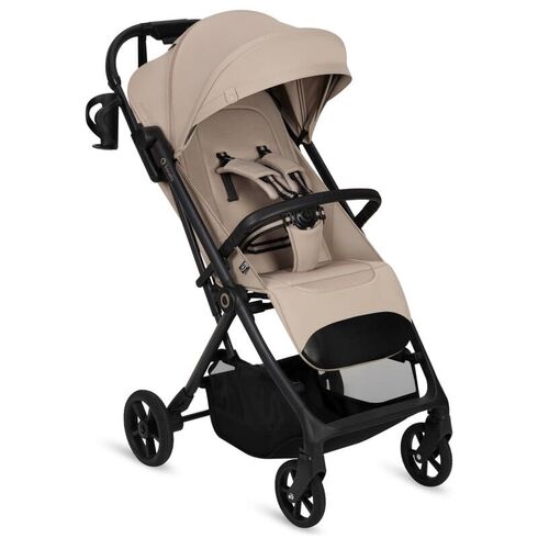 Carucior sport, Lionelo, Tansi, Pliere automata, Ultracompact, 6-48 luni, Sustine 22 kg, Bej, Culoare: Crem, Model: sport  - ExclusivMAG.ro