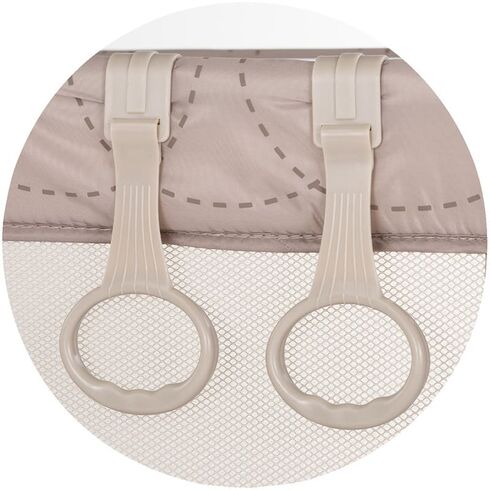 Patut pliabil Chipolino Capri latte, Culoare: Crem, Dimensiuni: 120x60 - poza 4 - ExclusivMAG.ro