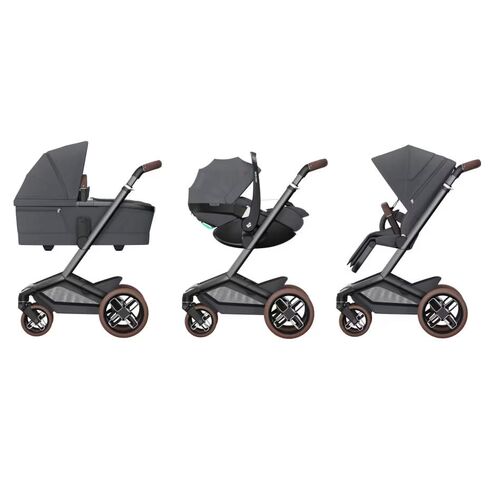 Sistem 3in1 Maxi-Cosi FAME Carucior + Landou Fame + Scoica Pebble 360 PRO2 Twillic Graphite, Culoare: Gri, Model: 3 in 1 - poza 9 - ExclusivMAG.ro