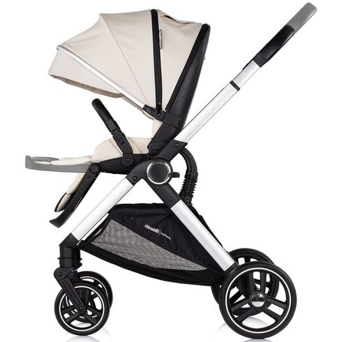 Carucior Chipolino Euphoria 3 in 1 cashmere, Culoare: Bej, Model: 3 in 1,poza 6