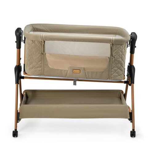 Patut co-sleeper ONINO NEST.me, Misty Taupe, Culoare: Crem, Dimensiuni: 80x50 - poza 5 - ExclusivMAG.ro