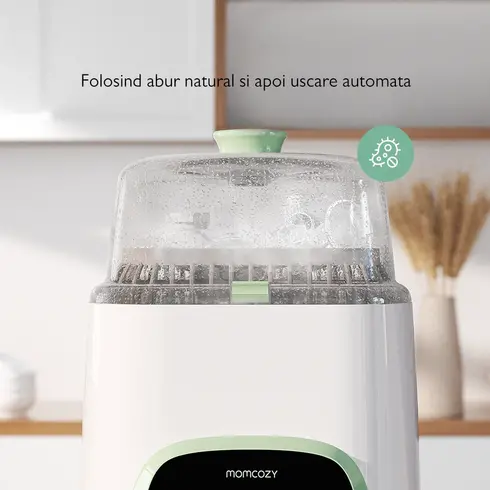 Masina de spalat si sterilizat biberoane Momcozy KleanPal Pro - poza 4 - ExclusivMAG.ro
