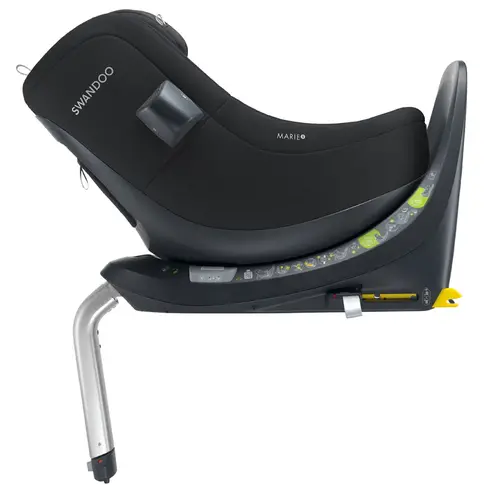 Scaun auto rotativ Swandoo Marie 5 i-Size Chia Black, Culoare: Negru, Grupa: 0-18kg (0 luni - 4 ani) - poza 3 - ExclusivMAG.ro