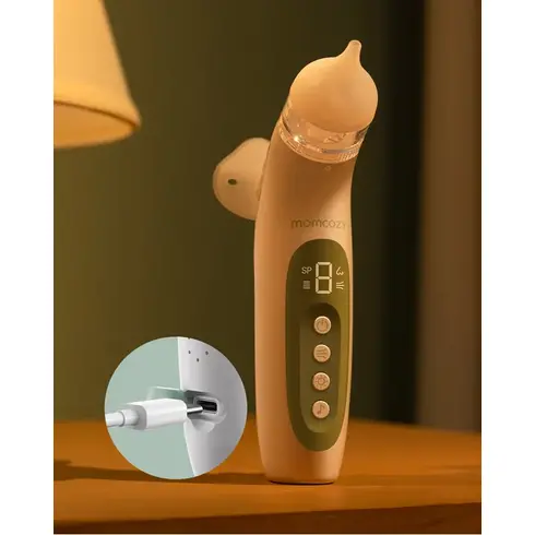 Aspirator nazal electric Momcozy BreezyClear 2 in 1, spray si aspirare - poza 2 - ExclusivMAG.ro