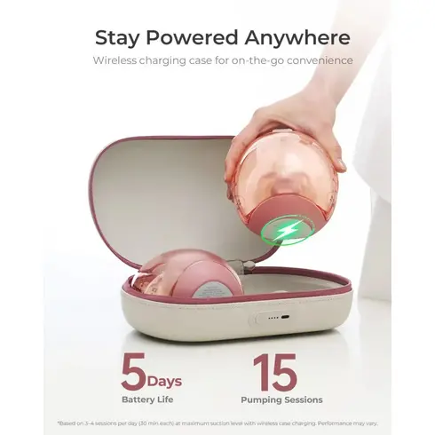 Pompa de san Momcozy Hands-free dubla Air 1 Ultra-Slim - poza 4 - ExclusivMAG.ro