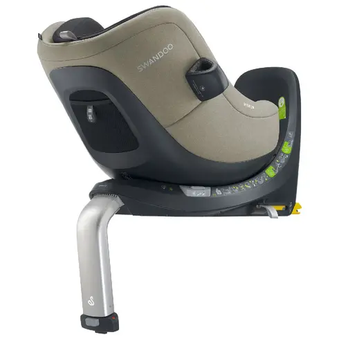 Scaun auto rotativ Swandoo Marie 5 i-Size Alfalfa, Culoare: Crem, Grupa: 0-18kg (0 luni - 4 ani) - poza 4 - ExclusivMAG.ro