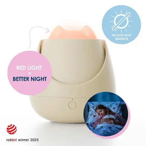 Lampa de veghe Nosiboo Zigg antrenor de somn pentru copii cu lumina rosie si temporizator Beige, Culoare: Bej - poza 8 - ExclusivMAG.ro