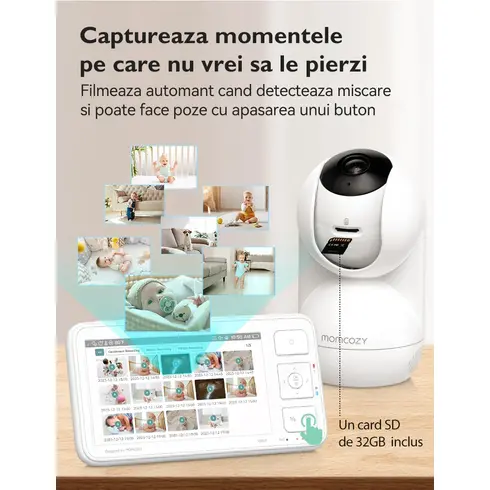 Video monitor Momcozy BM03 5.5 inch - poza 4 - ExclusivMAG.ro