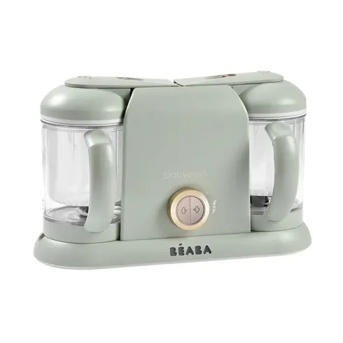 Robot Beaba Babycook Duo Misty Green, Culoare: Verde inchis  - ExclusivMAG.ro