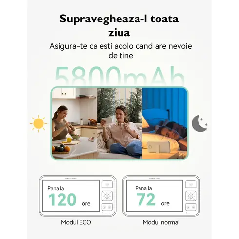 Video monitor Momcozy BM03 5.5 inch - poza 6 - ExclusivMAG.ro