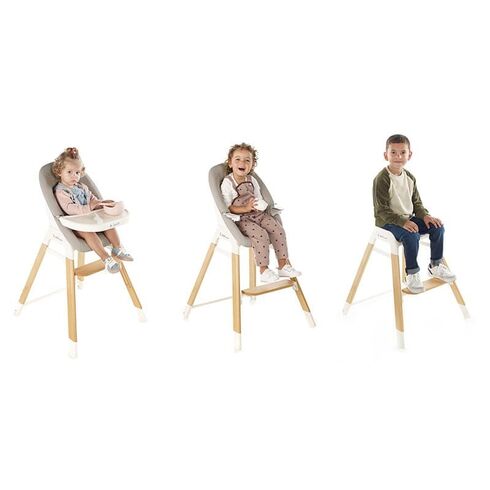 Scaun de masa evolutiv Woody Jane, De la 6 luni la 8 ani, Botanic - poza 2 - ExclusivMAG.ro