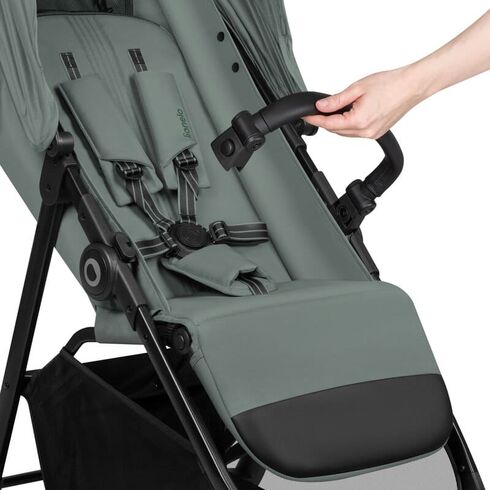 Carucior sport Lionelo Emerald, 6- 48 luni, Pana la 22 kg, Verde, Culoare: Verde inchis, Model: sport - poza 5 - ExclusivMAG.ro