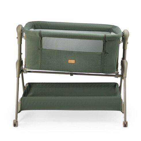 Patut co-sleeper ONINO HOLD.me, Sleepy Forest, Culoare: Verde inchis, Dimensiuni: 80x50 - poza 5 - ExclusivMAG.ro