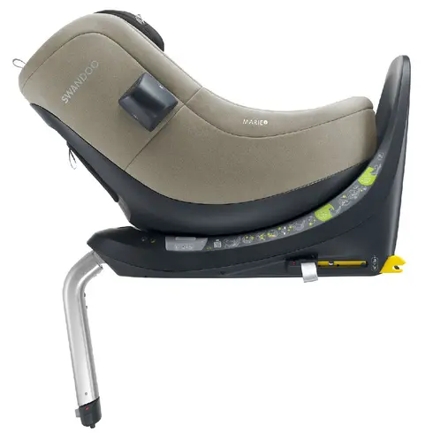 Scaun auto rotativ Swandoo Marie 5 i-Size Alfalfa, Culoare: Crem, Grupa: 0-18kg (0 luni - 4 ani) - poza 3 - ExclusivMAG.ro