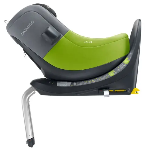 Scaun auto rotativ Swandoo Marie 5 i-Size Lime Sesame Grey, Culoare: Verde, Grupa: 0-18kg (0 luni - 4 ani) - poza 4 - ExclusivMAG.ro