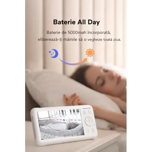 Video monitor Momcozy BM01 5 inch - poza 4 - ExclusivMAG.ro