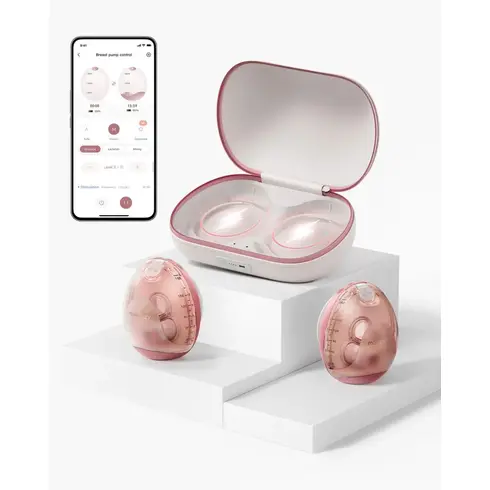 Pompa de san Momcozy Hands-free dubla Air 1 Ultra-Slim - poza 2 - ExclusivMAG.ro